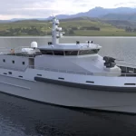 Deck layout of ARES 108 BLAZE patrol vessel