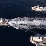 ARES 35 FPB patrol vessel during sea operation