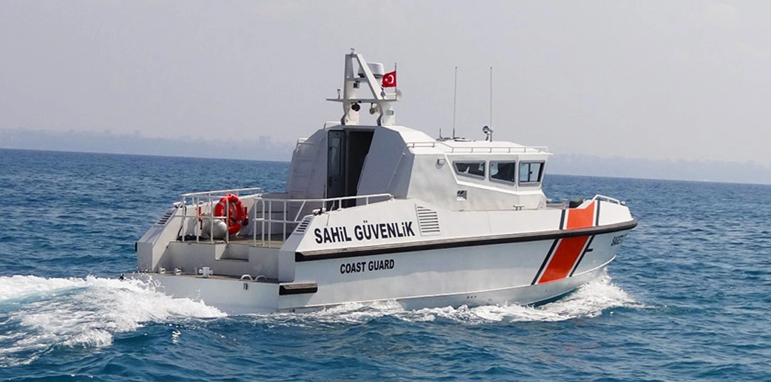 Navigation bridge of ARES 42 BLAZE patrol craft