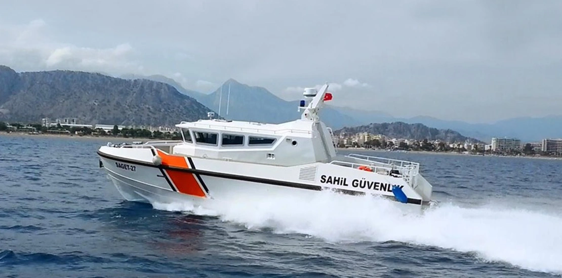 Deck layout of ARES 42 BLAZE multi-role patrol craft
