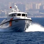Rear view of ARES 42 BLAZE patrol craft