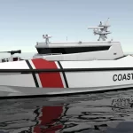 Deck layout of ARES 55 BLAZE multi-role patrol craft