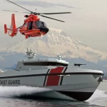 ARES 55 BLAZE multi-role patrol craft at high speed
