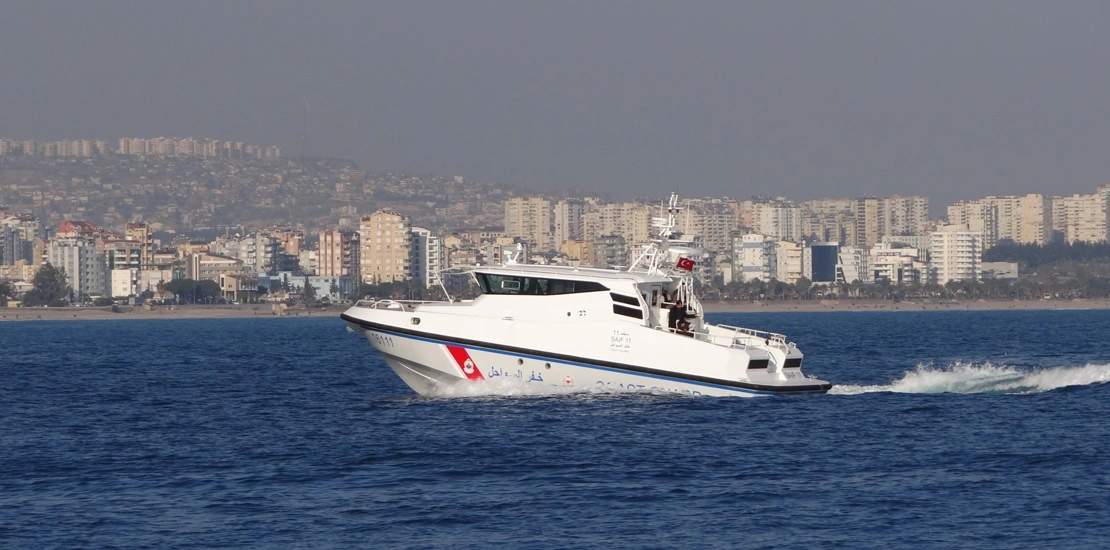 Front view of ARES 58 FPB patrol boat