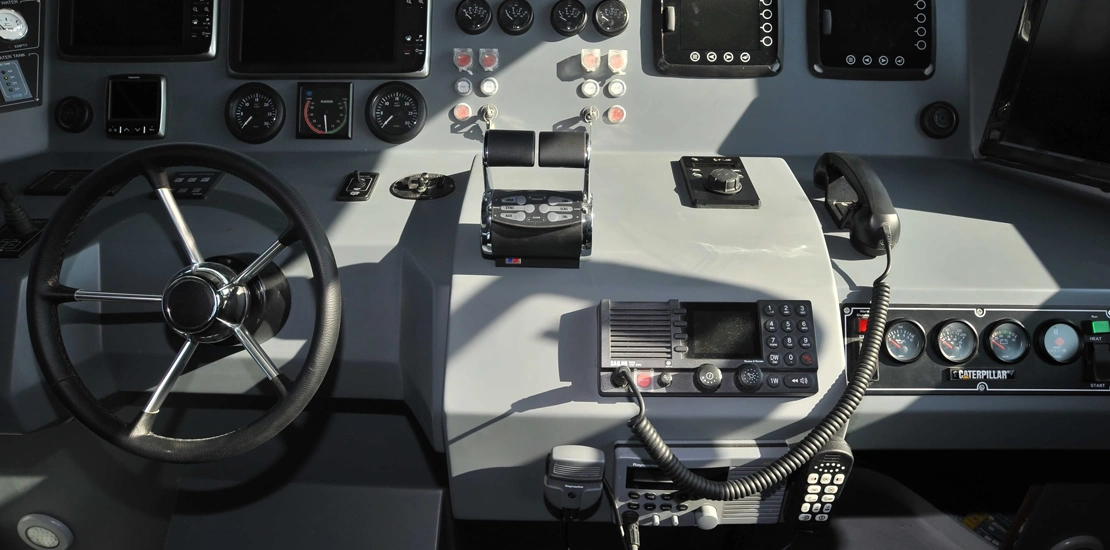 ARES 58 FPB fast patrol boat at high speed