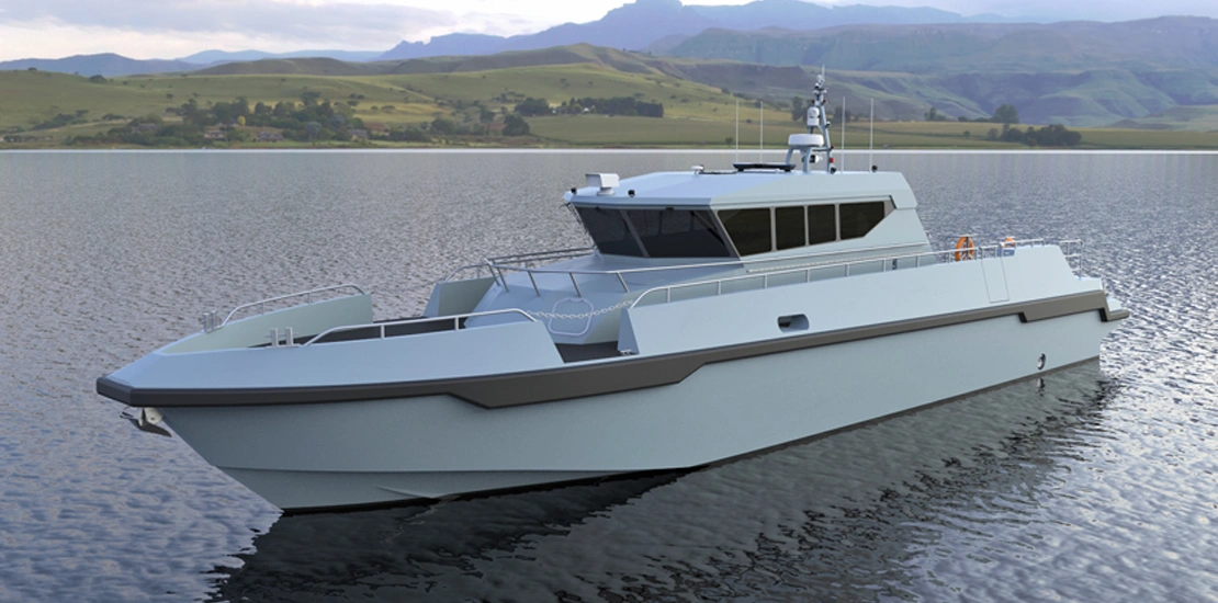 Deck details of ARES 65 FPB fast patrol boat