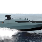 ARES 80 SAT equipped with advanced naval communication systems for coordinated maritime operations