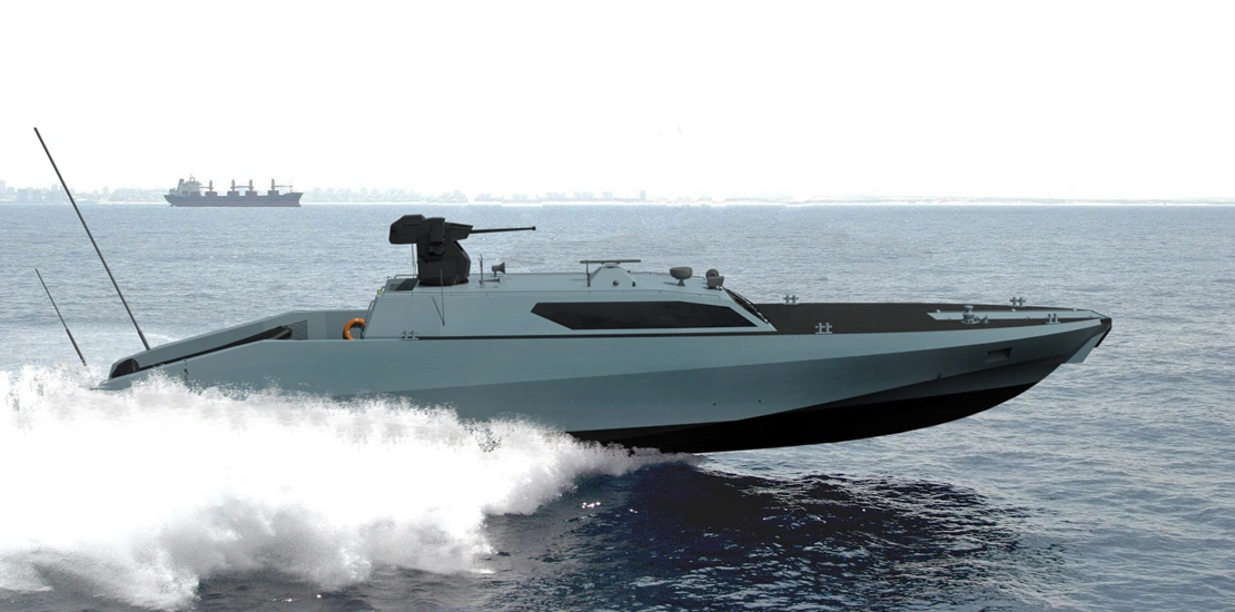 ARES 80 SAT equipped with advanced naval communication systems for coordinated maritime operations