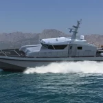 ARES 85 BLAZE patrol craft overview at sea