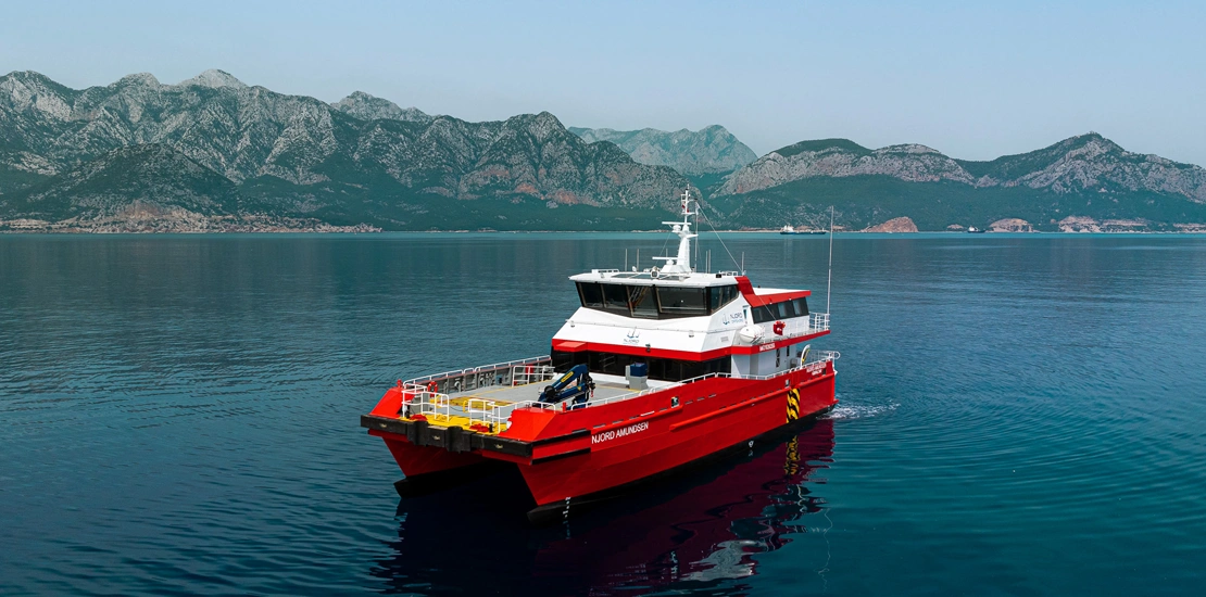 NJORD 32 CTV featuring advanced hull design for stability and performance