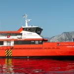 NJORD 32 CTV performing various offshore missions including crew and supply transfer