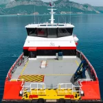 NJORD 32 CTV supporting offshore windfarm operations with crew and equipment transport