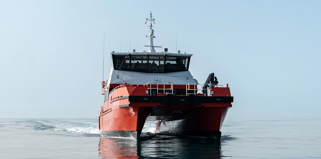 NJORD 32 CTV enabling access to offshore wind turbines